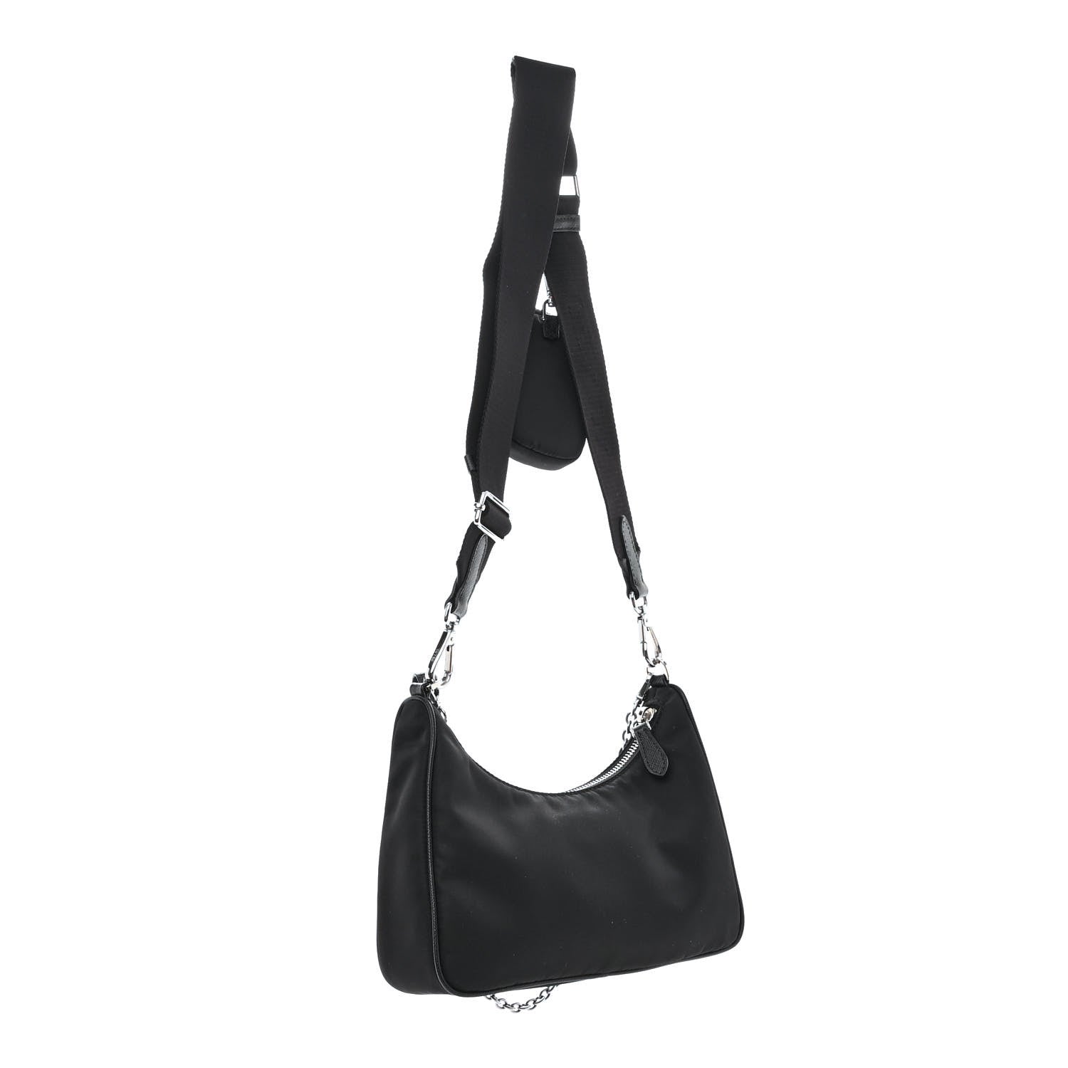 Prada Nylon Re-Edition 2005 Shoulder Bag Black 3 of 12