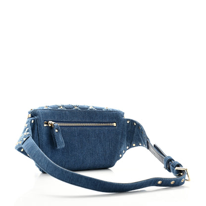 Valentino Garavani Denim Rockstud Spike Belt Bag Denim 3 of 9