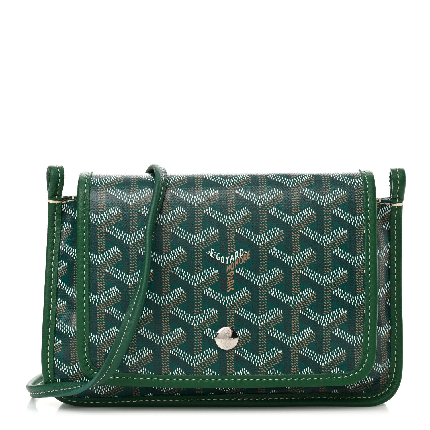 Goyard Goyardine Plumet Wallet Clutch Green 1 of 9