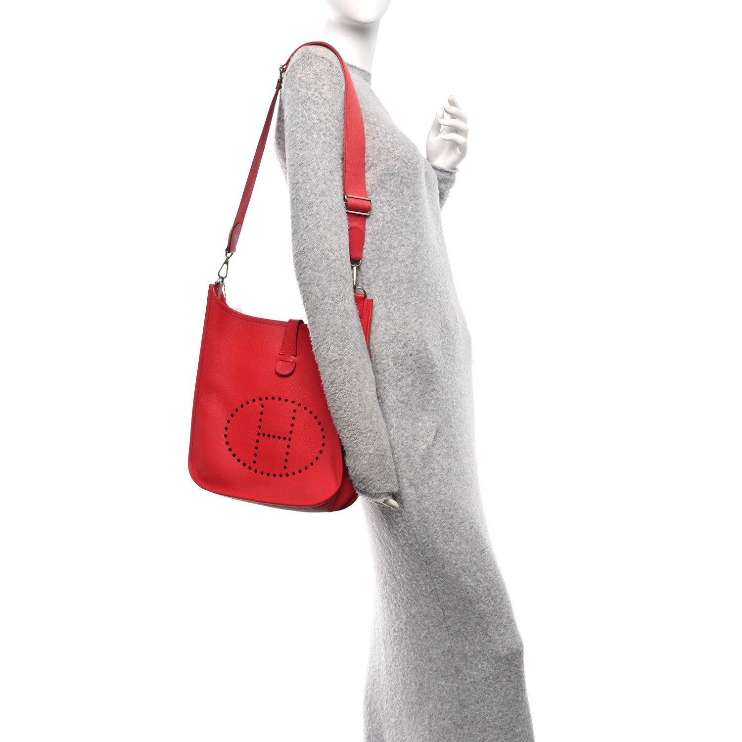 Hermes Epsom Evelyne III GM Geranium 2 of 10