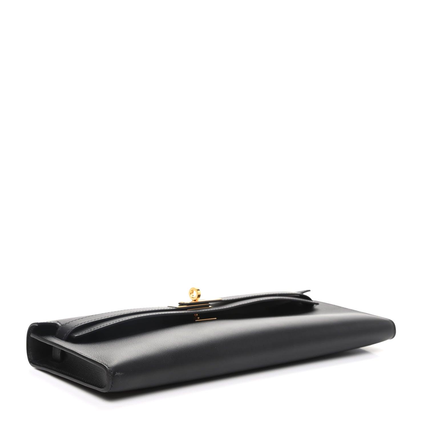 Hermes Swift Kelly Cut Clutch Pochette Black 4 of 7