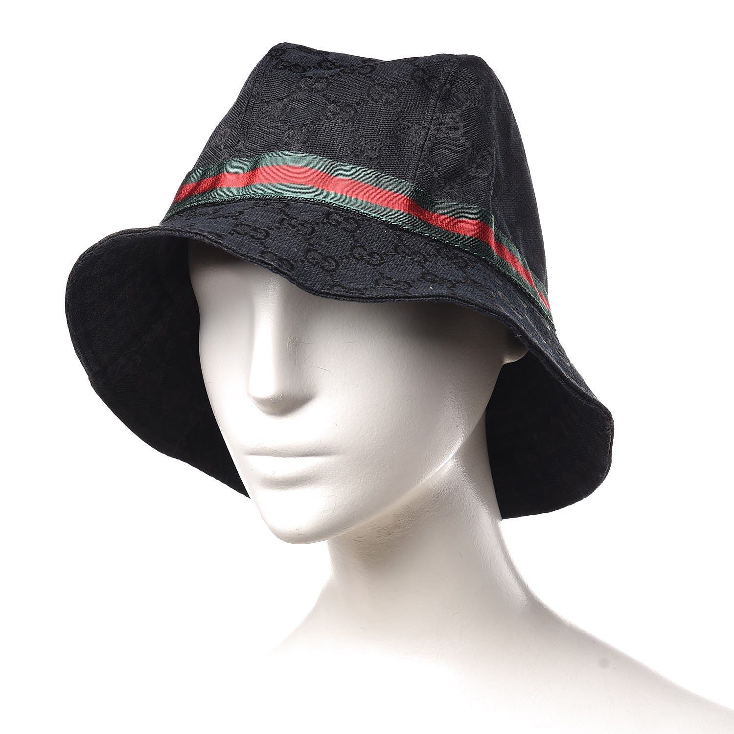 Gucci Monogram Web Bucket Hat Black L 2 of 5