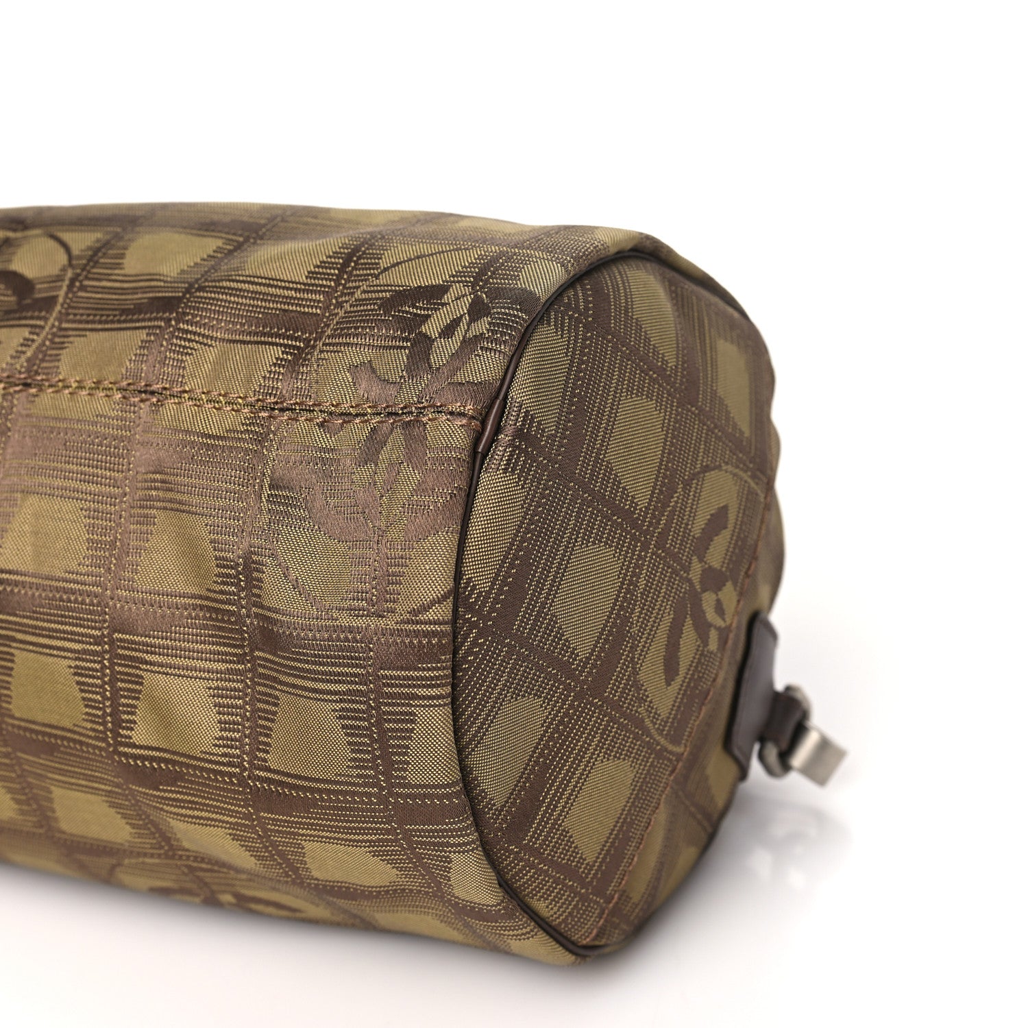 Chanel Nylon Travel Crossbody Bag Brown 10 of 11