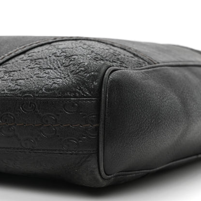 Gucci Calfskin Guccissima Trim Large Signoria Hobo Black 9 of 10