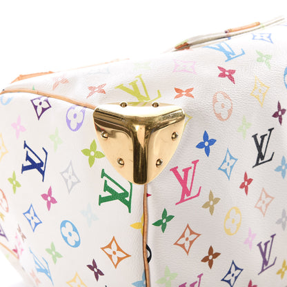 Louis Vuitton Monogram Multicolor Speedy 30 White 5 of 14
