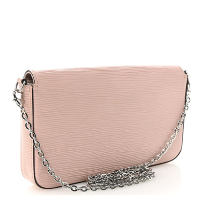 Louis Vuitton Epi Pochette Felicie Rose Ballerine 4 of 12