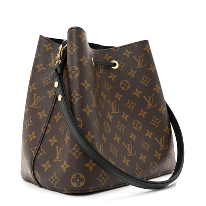 Louis Vuitton Monogram Neonoe MM Black 3 of 11