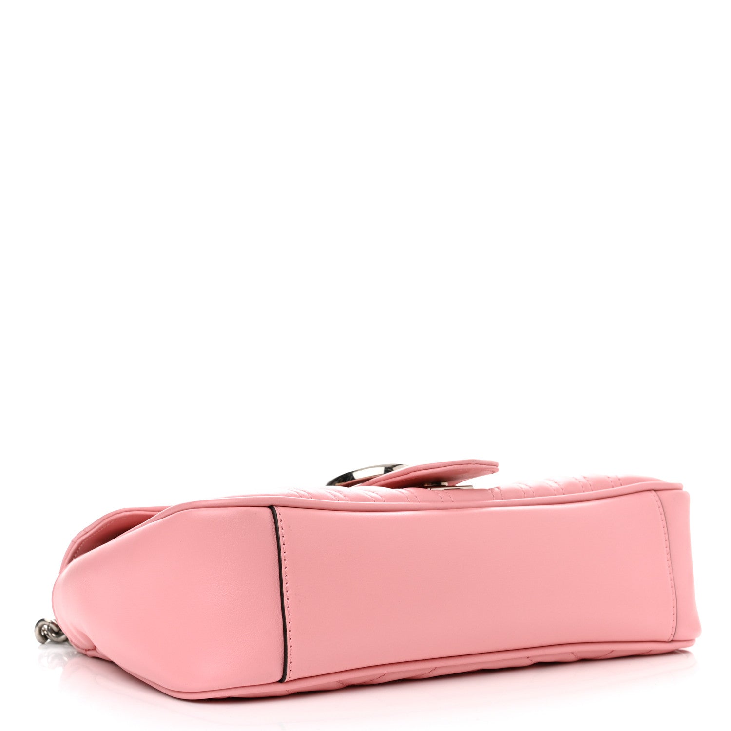 Gucci Calfskin Matelasse Small GG Marmont Shoulder Bag Wild Rose 4 of 10