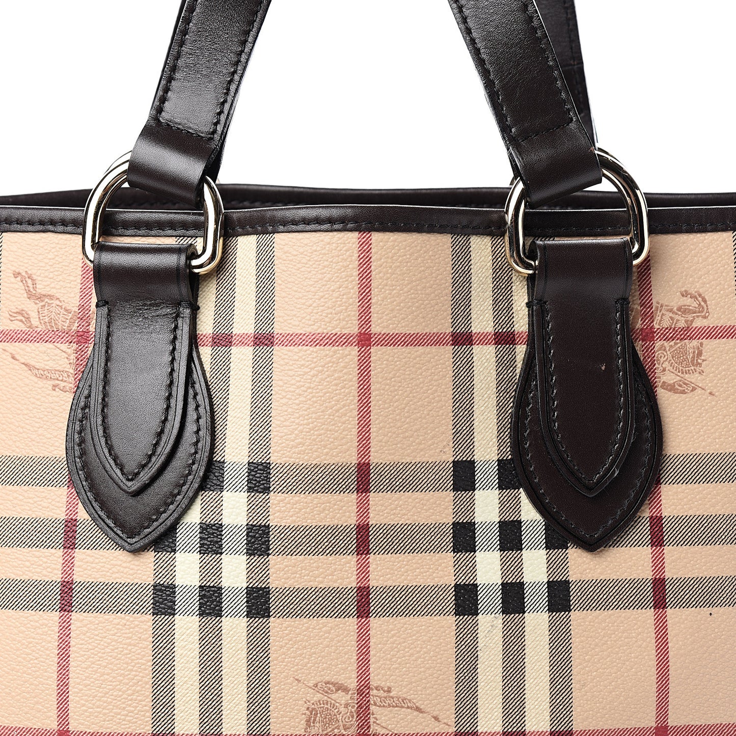 Haymarket Check Small Onslow Tote Chocolate