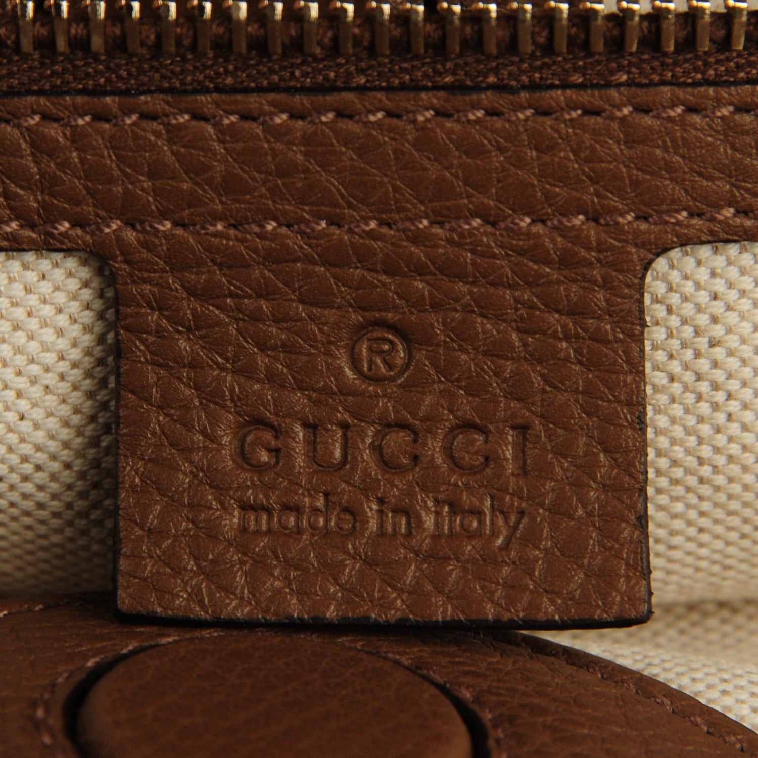 Gucci Cellarius Calfskin Large Bamboo Shopper Tote Acero 7 of 8