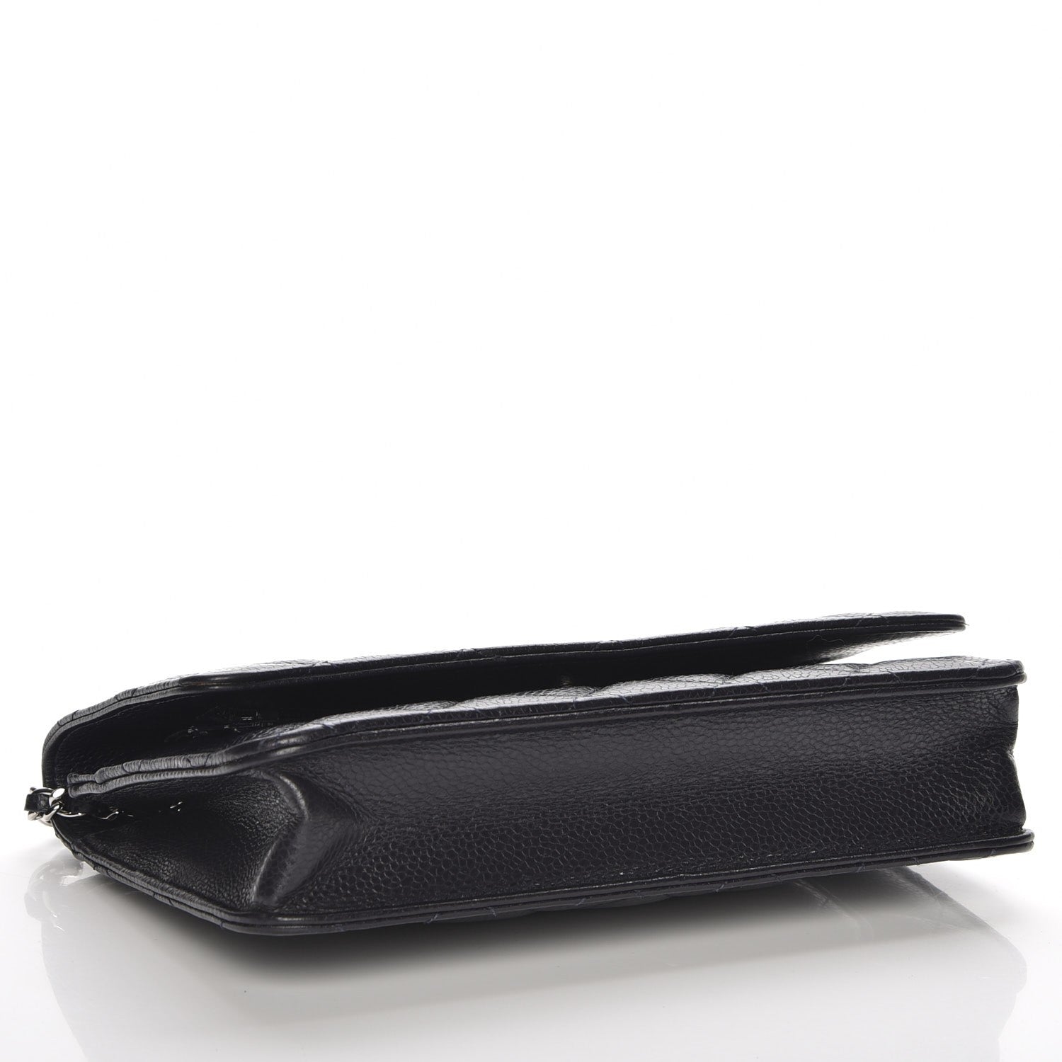 Chanel Caviar Quilted Wallet On Chain WOC Navy Blue 4 of 10