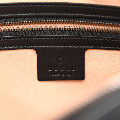 Gucci Calfskin Matelasse Mens GG Marmont Belt Bag 90 36 Black 6 of 12