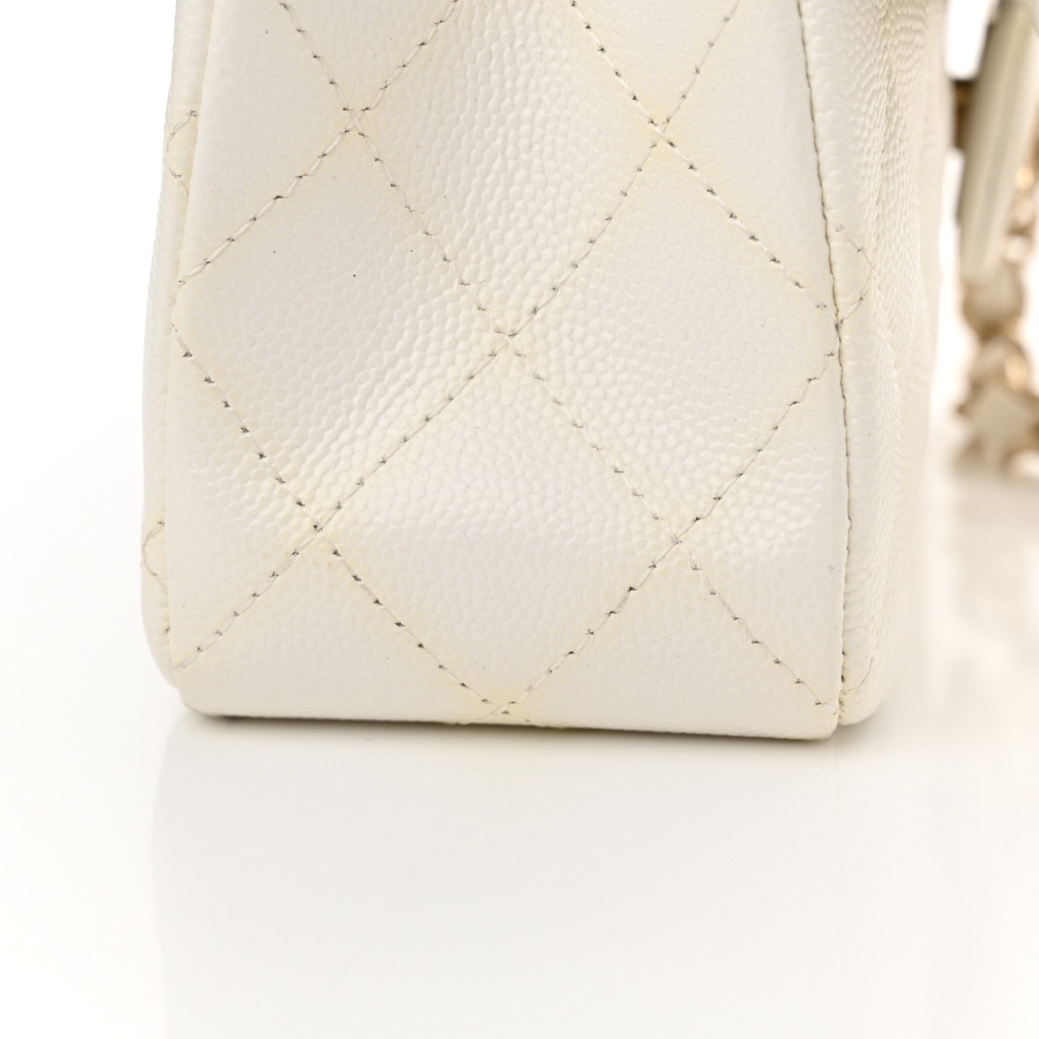 Chanel Caviar Quilted Small Double Flap White 18 of 23