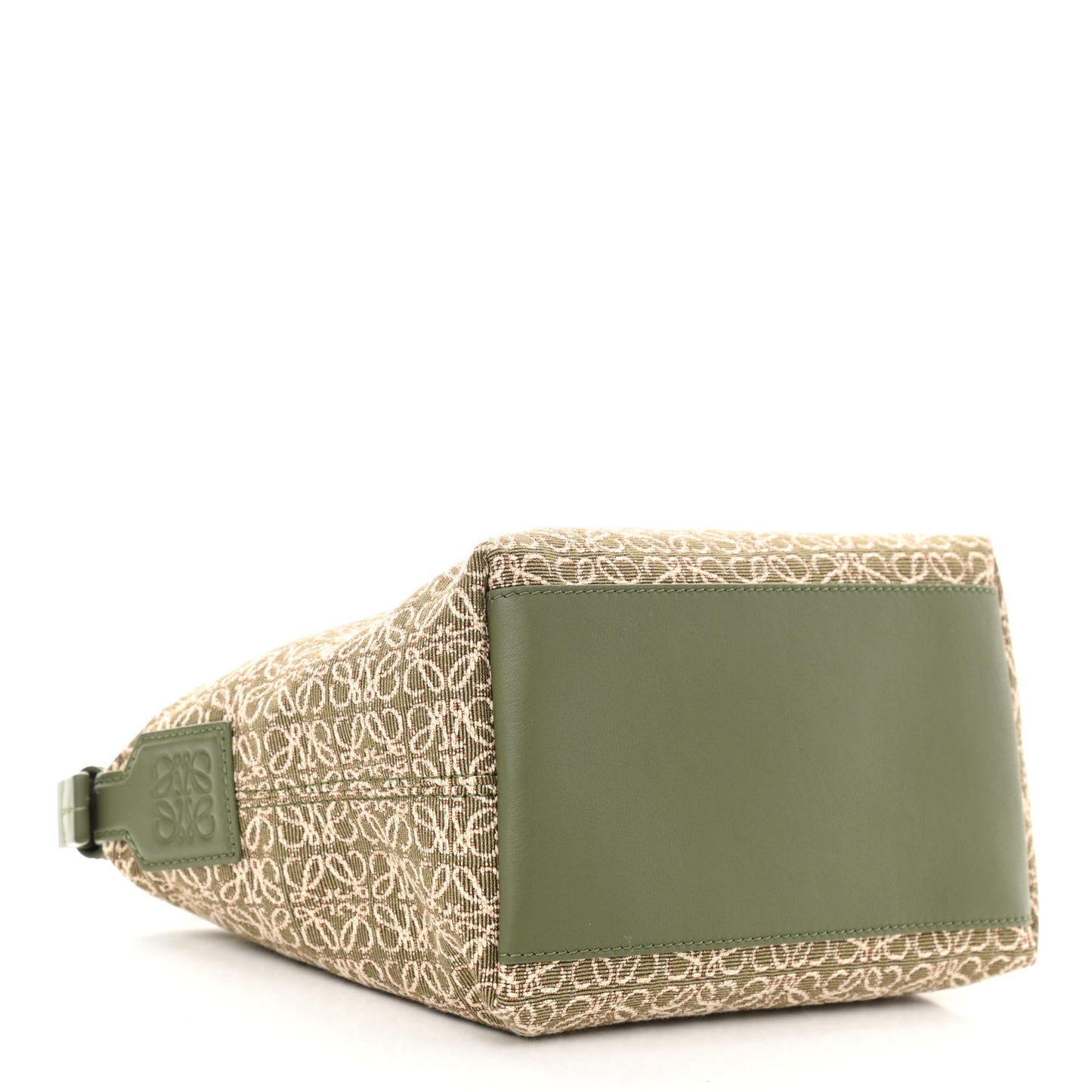 Jacquard Anagram Calfskin Small Cubi Bag Avocado Green