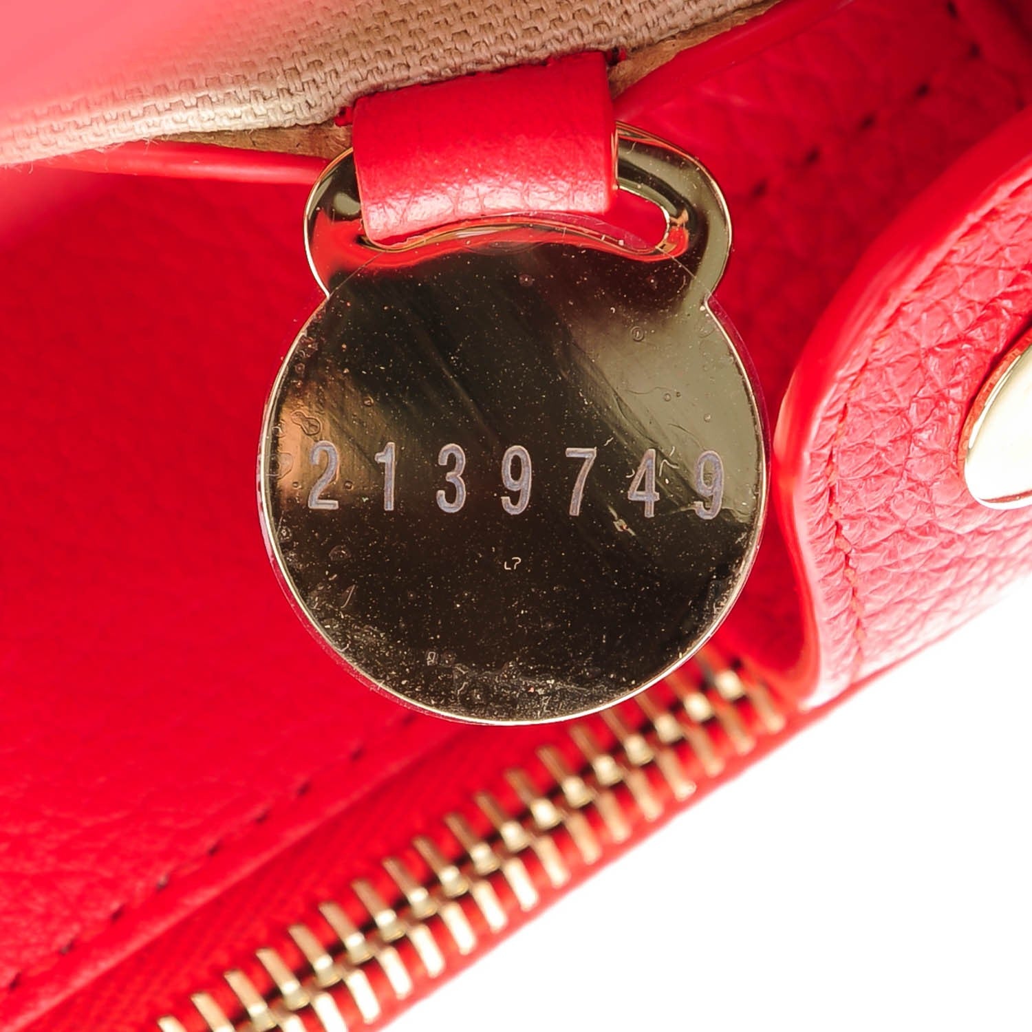 Mulberry Classic Grain Calfskin Small Bayswater Double Zip Tote Scarlet 7 of 8