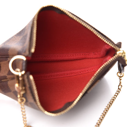 Louis Vuitton Damier Ebene Mini Pochette Accessories 5 of 10
