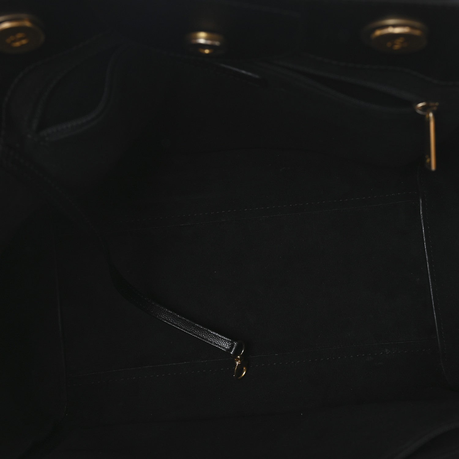 Chanel Caviar Small Studded Deauville Tote Black 5 of 11