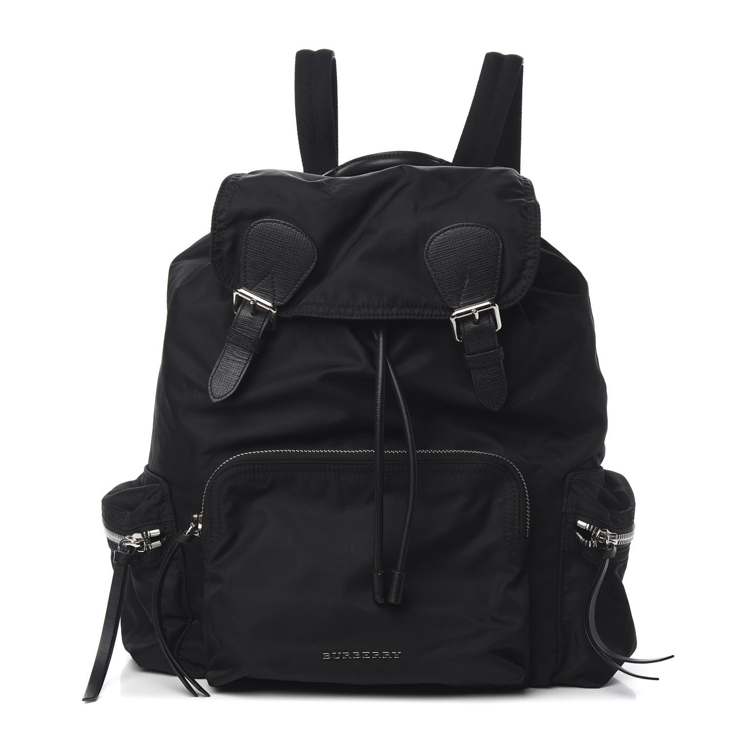Burberry Technical Nylon Large Rucksack Backpack Black 1 of 9