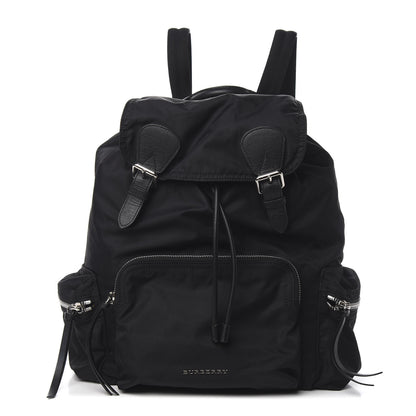 Burberry Technical Nylon Large Rucksack Backpack Black 1 of 9