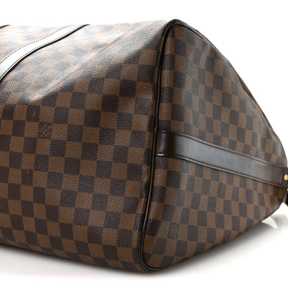 Louis Vuitton Damier Ebene Keepall Bandouliere 55 9 of 9
