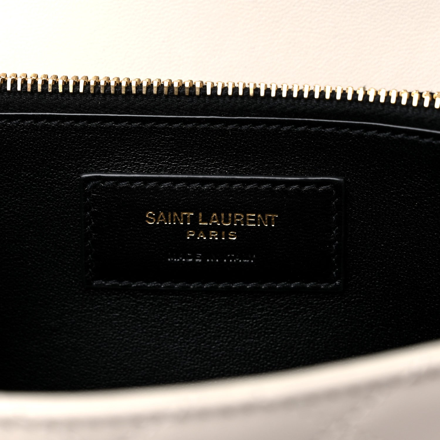 Saint Laurent Lambskin Quilted Mini Gaby Satchel Blanc Vintage 7 of 10