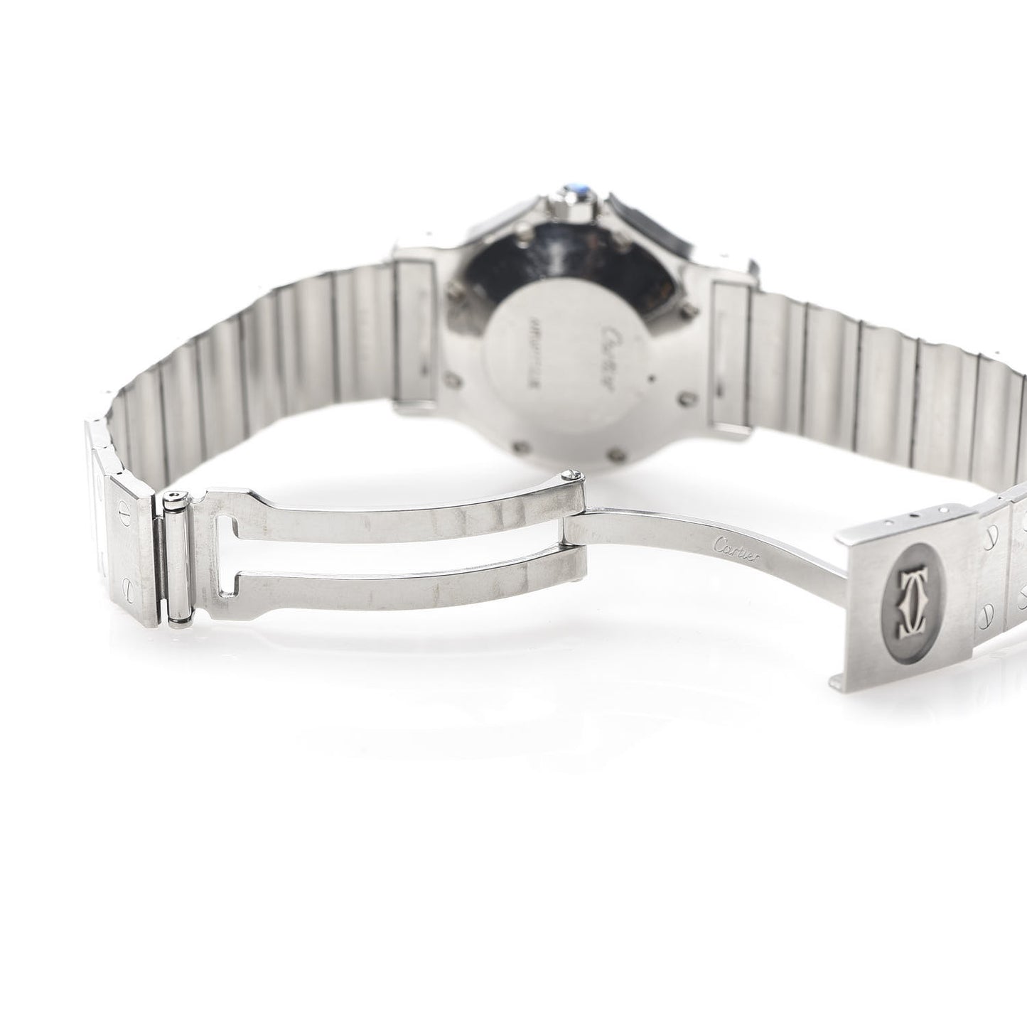Stainless Steel 29mm Santos Octagon Automatic Watch