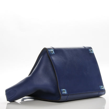 Celine Supple Calfskin Medium Phantom Luggage Indigo 4 of 7