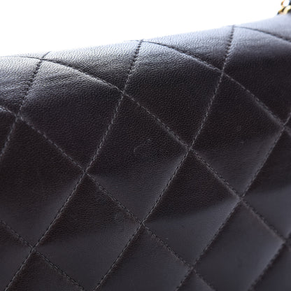 Chanel Lambskin Quilted Medium Single Flap Black 15 of 15