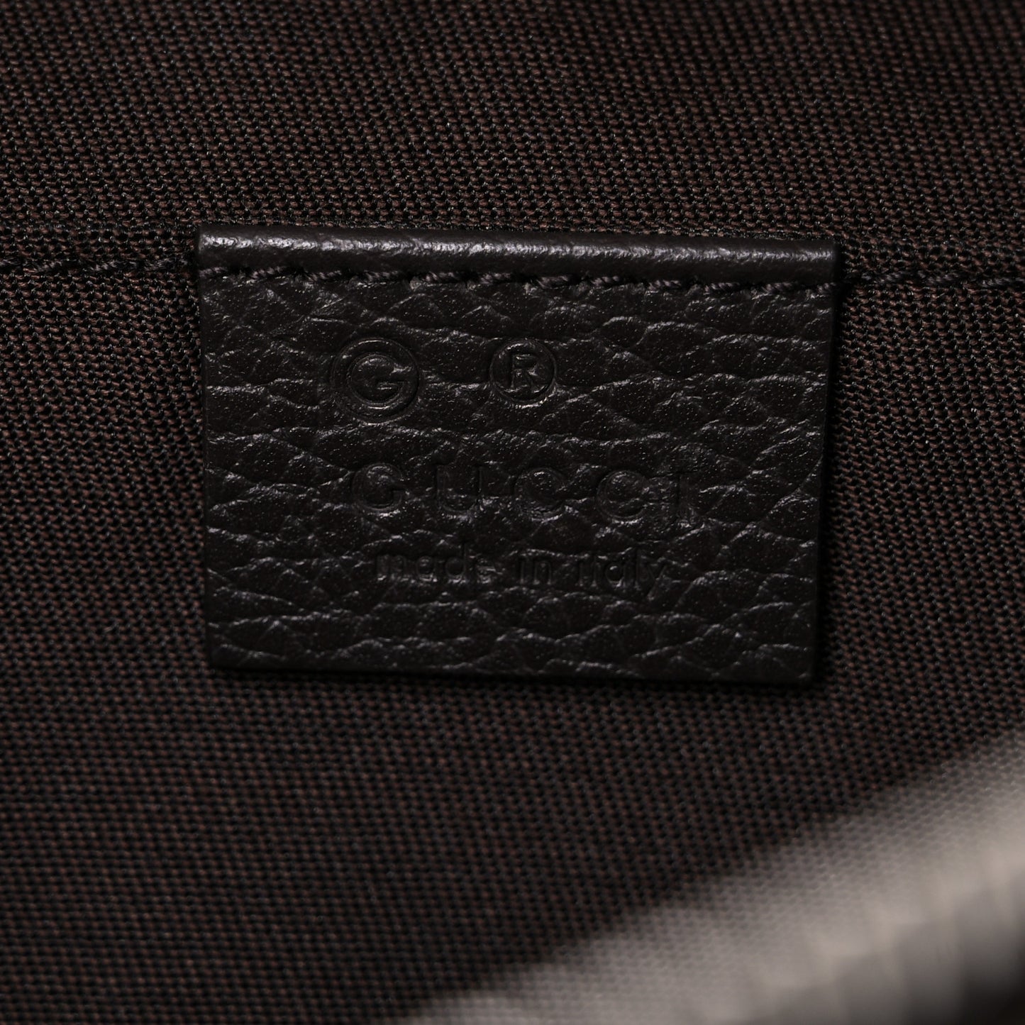 Monogram Belt Bag Dark Brown