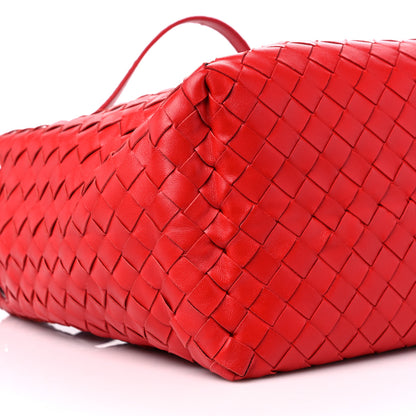 Bottega Veneta Nappa Intrecciato Garda Bag Red 6 of 9