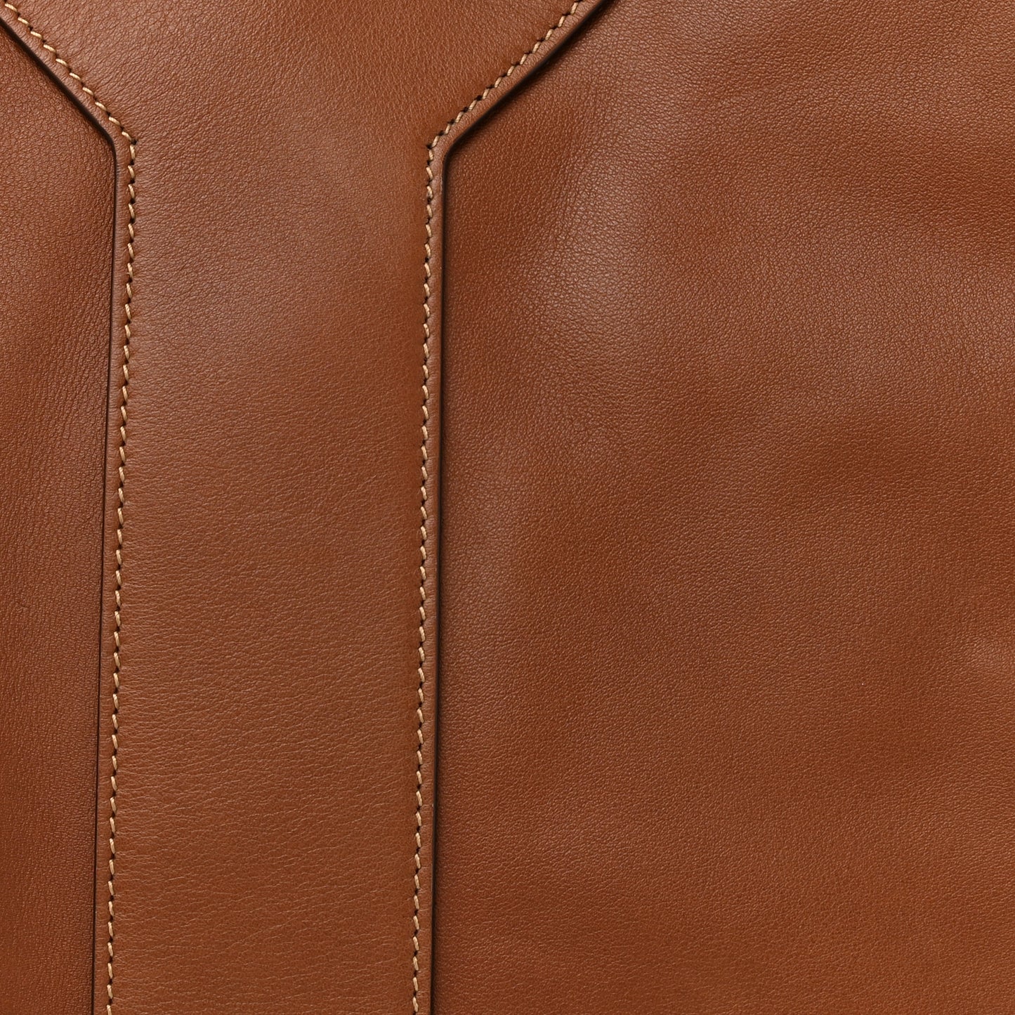 Calfskin Y Tote Brick
