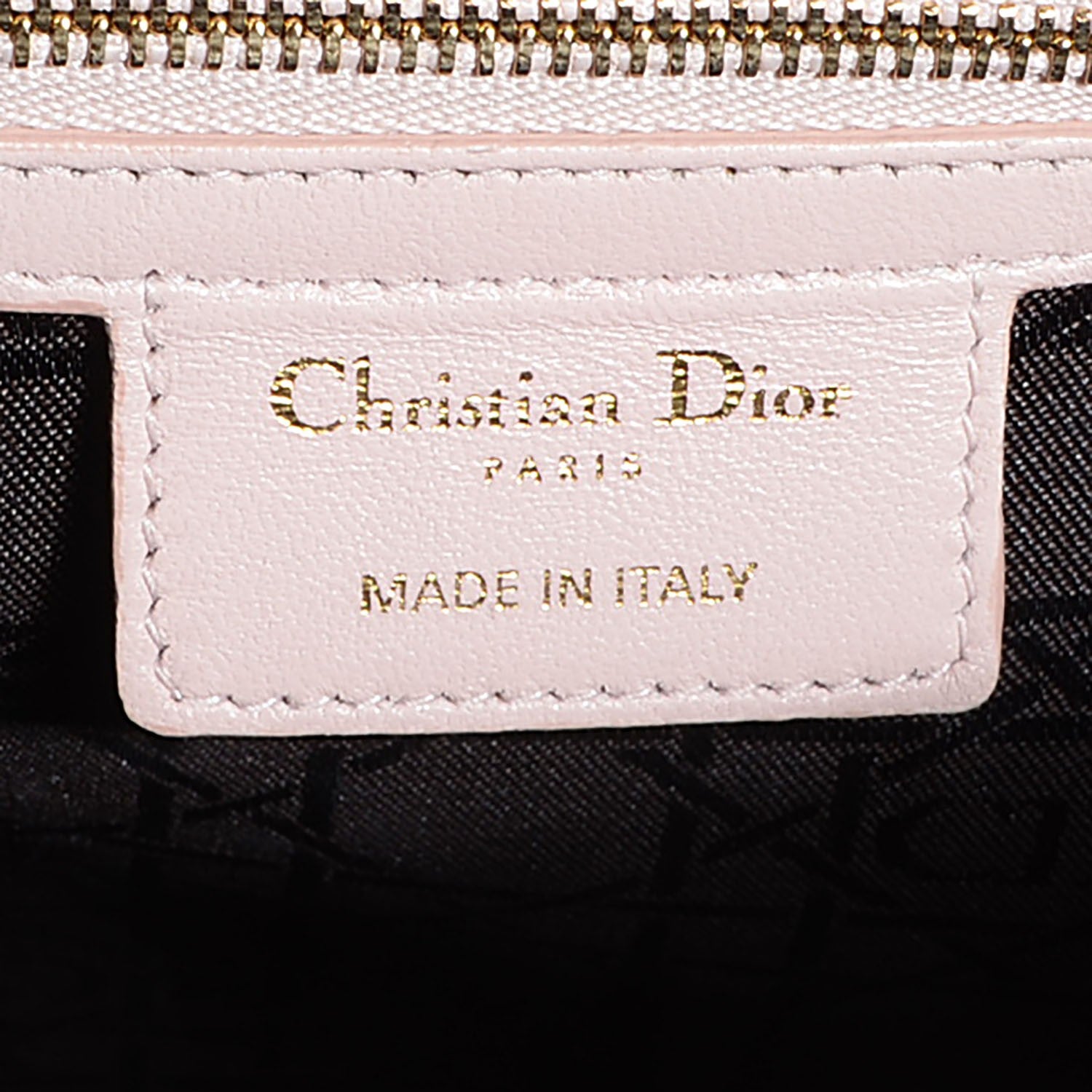 Christian Dior Lambskin Cannage Large Lady Dior Rose Poudre 6 of 7