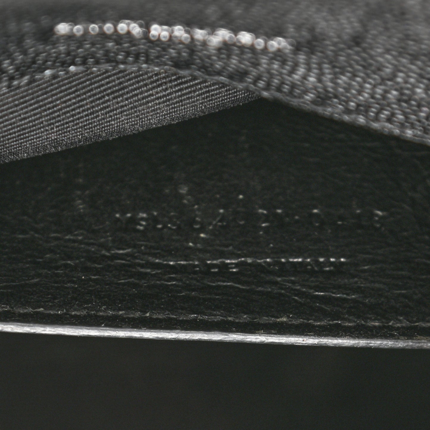 Grain De Poudre Medium Classic Monogram Kate Satchel Black