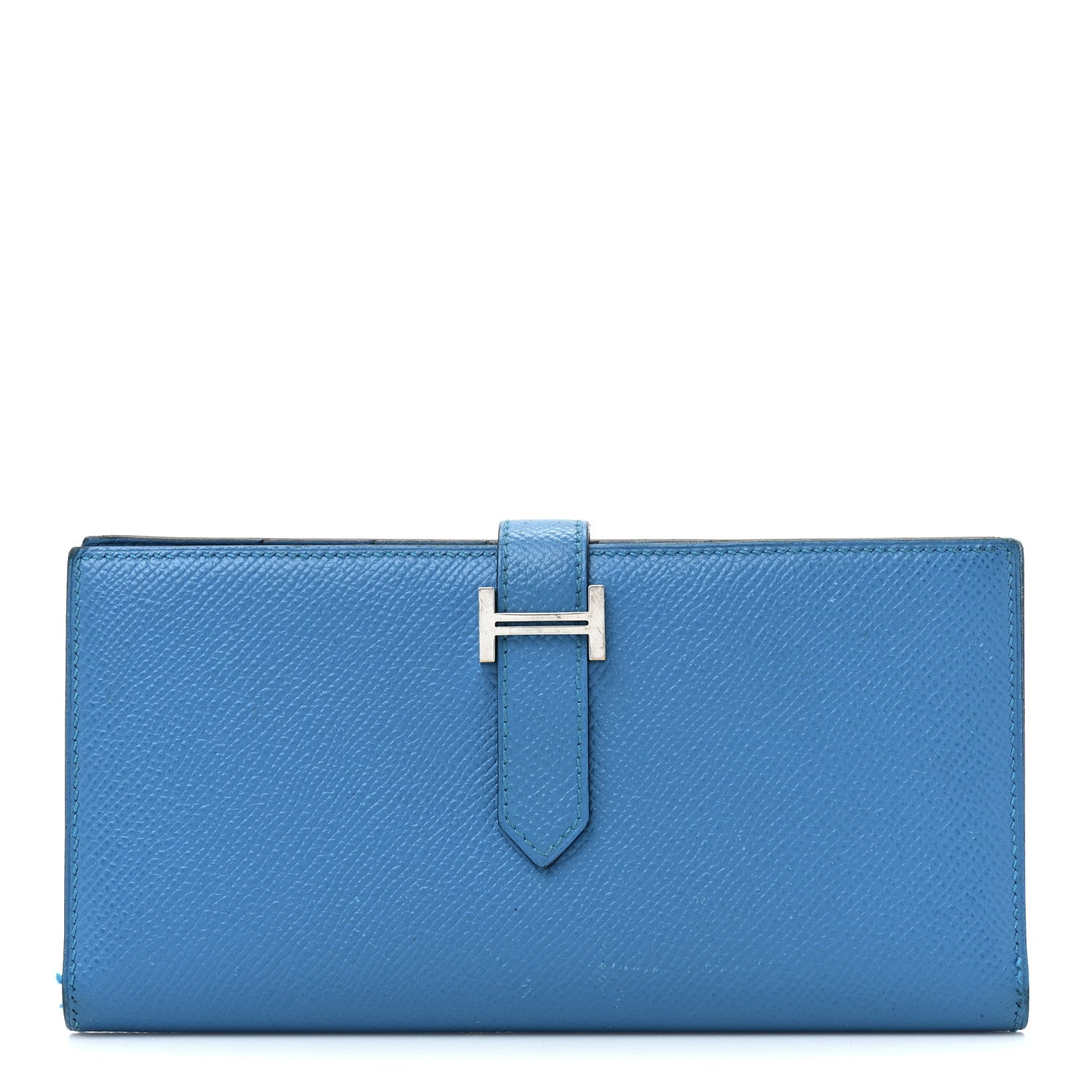 Hermes Epsom Bearn Gusset Wallet Bleu Zanzibar 1 of 18