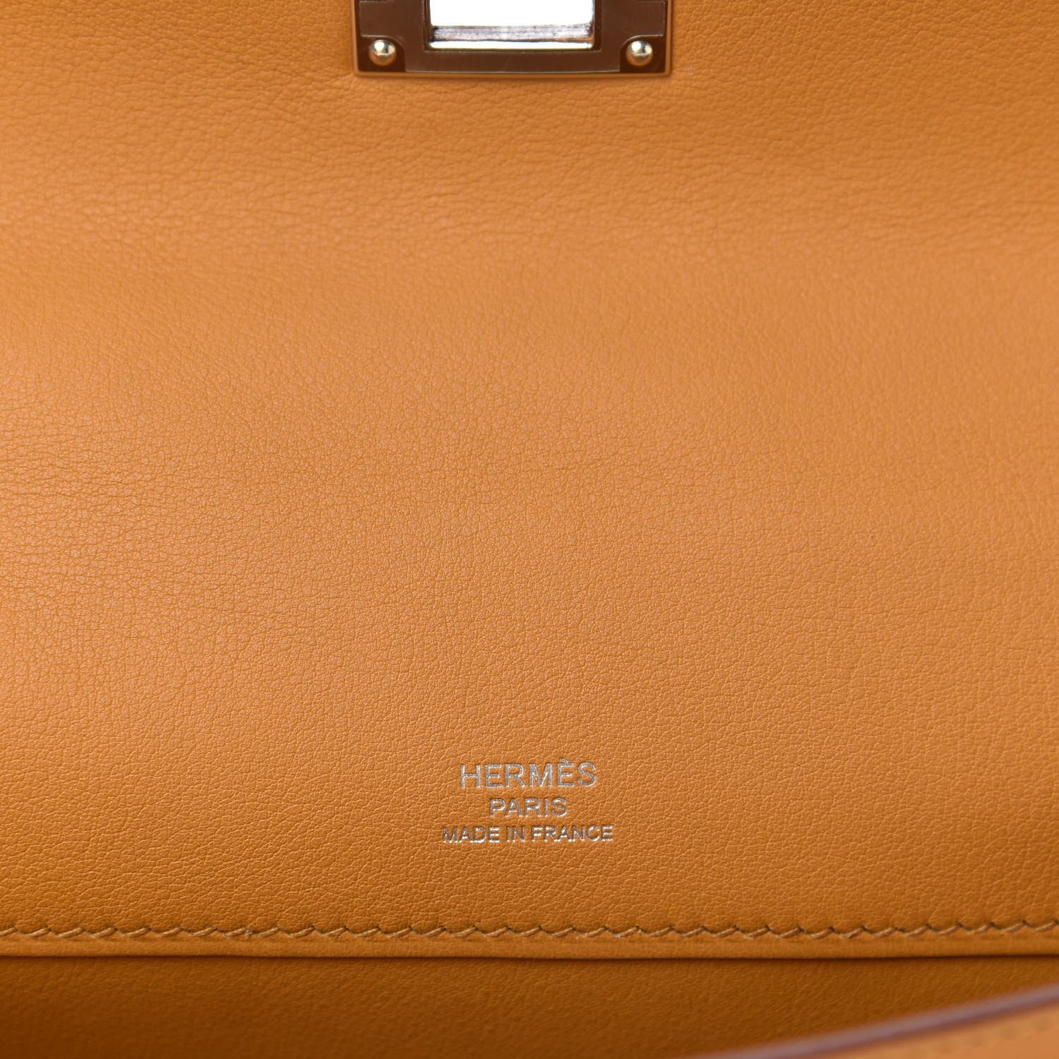 Hermes Swift Kelly Cut Clutch Pochette Sesame 6 of 6