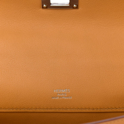 Hermes Swift Kelly Cut Clutch Pochette Sesame 6 of 6