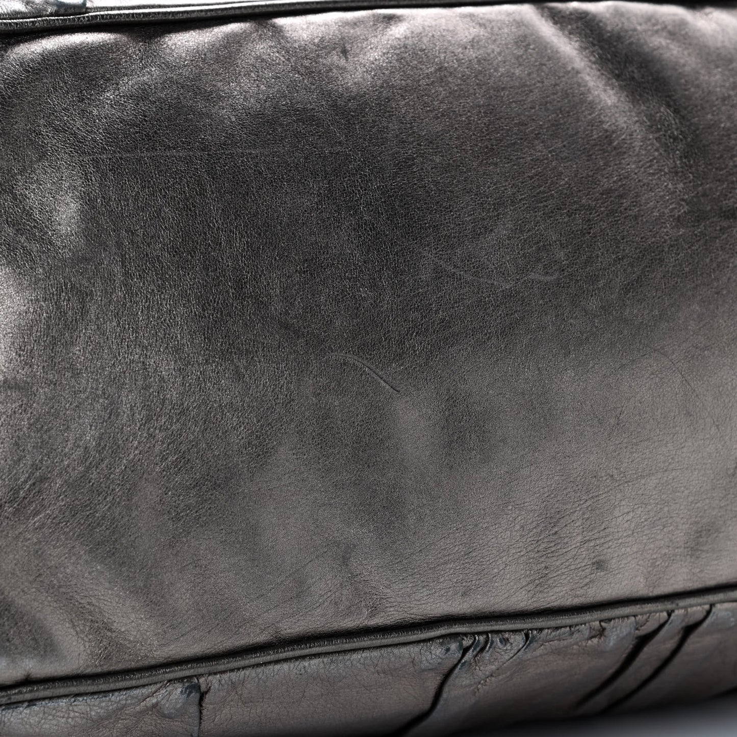 Metallic Medium Hysteria Top Handle Bag Gold