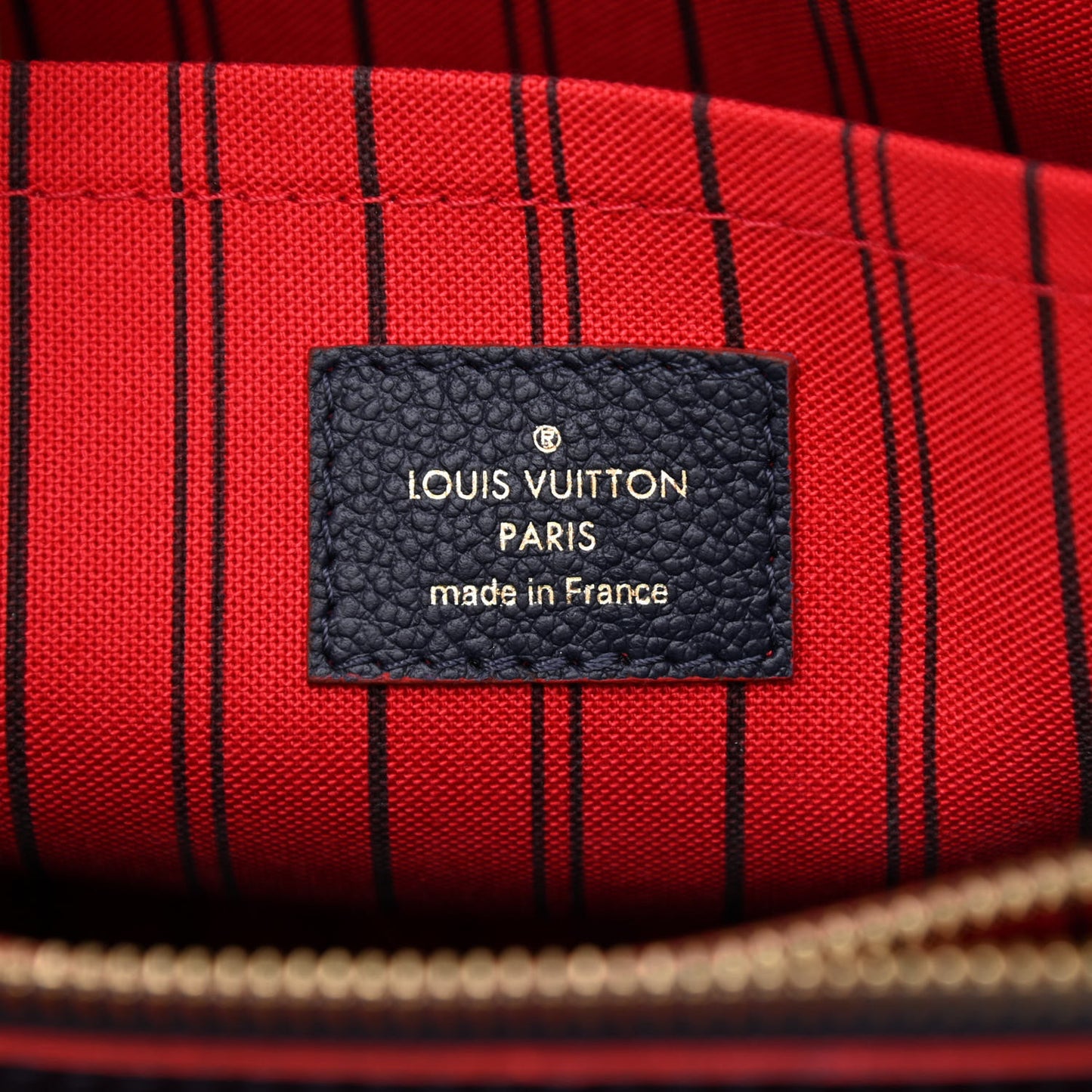 Empreinte Montaigne MM Marine Rouge