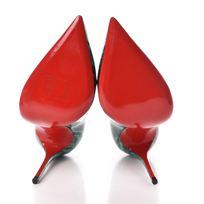 Christian Louboutin Patent Malachite So Kate 120 Pumps 35.5 Vert 7 of 7