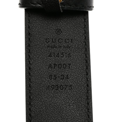 Gucci Calfskin Double G 30mm Belt 85 34 Black 5 of 5