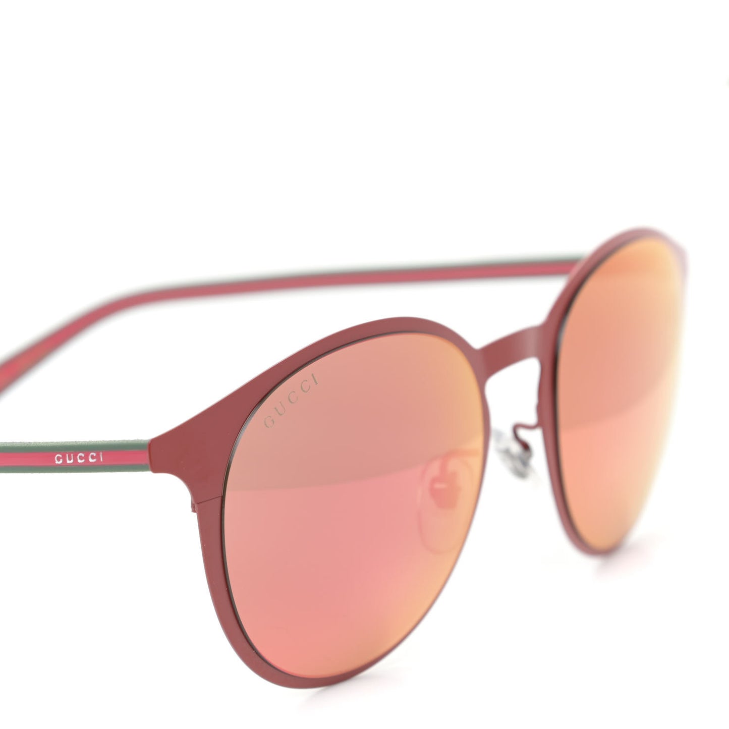 Round Sunglasses GG0504S Red Green