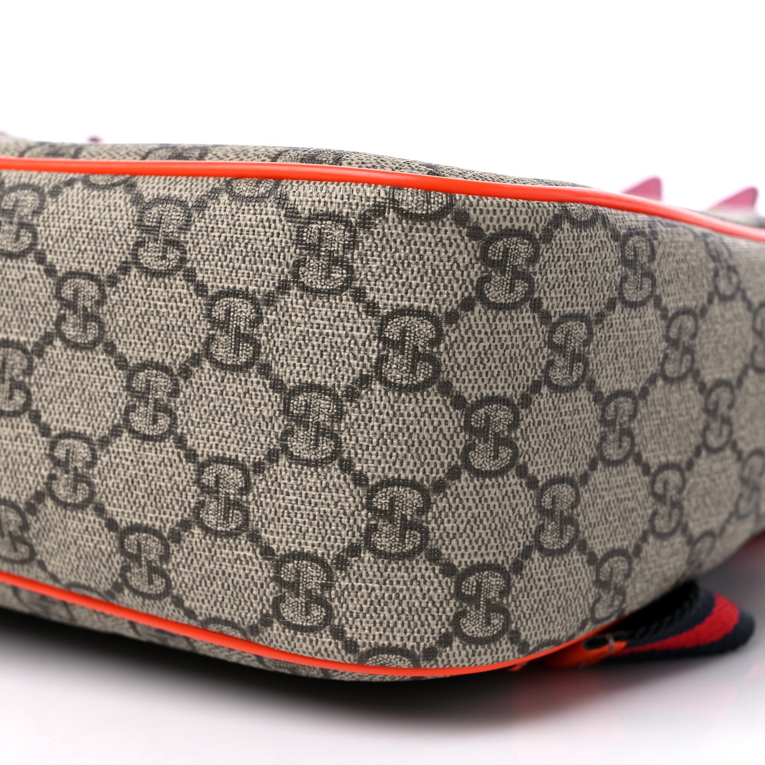 Gucci GG Supreme Monogram Kids Hedgehog Backpack Ebony Multicolor 9 of 9