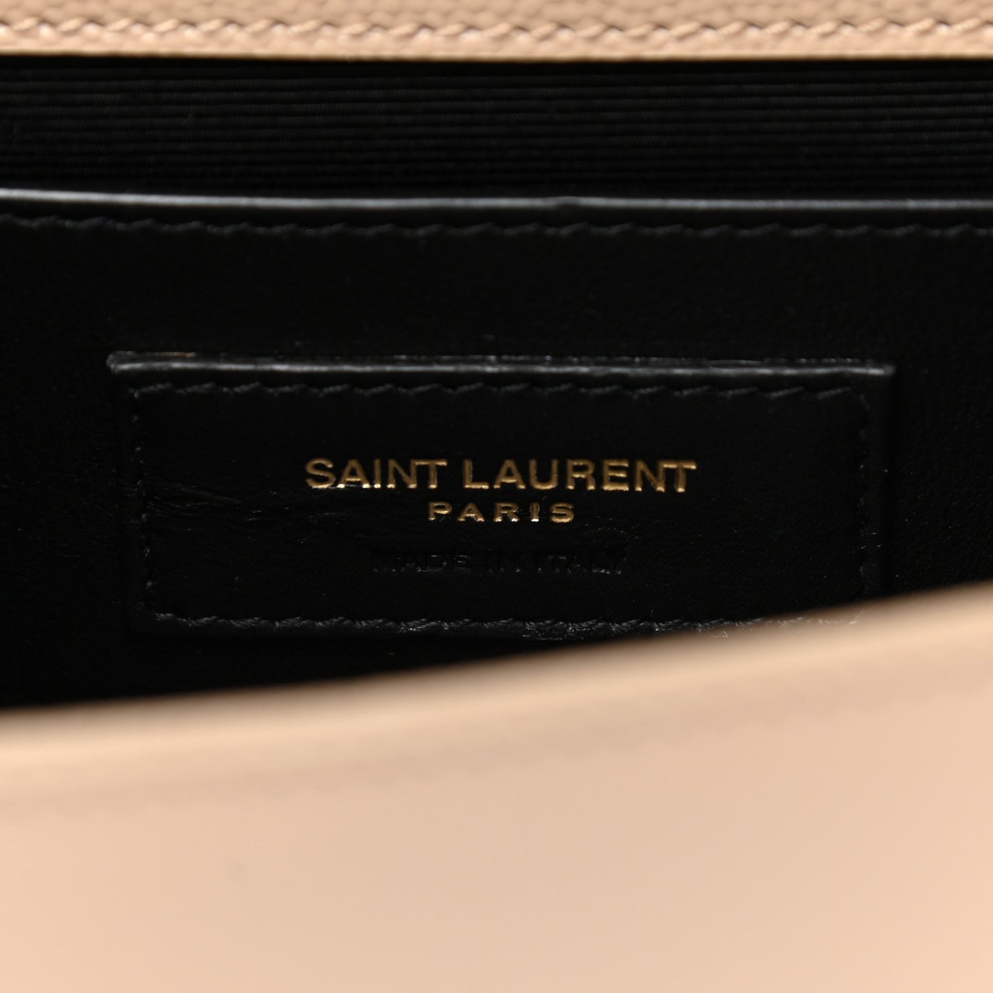 Grain De Poudre Small Monogram Kate Satchel Dark Beige