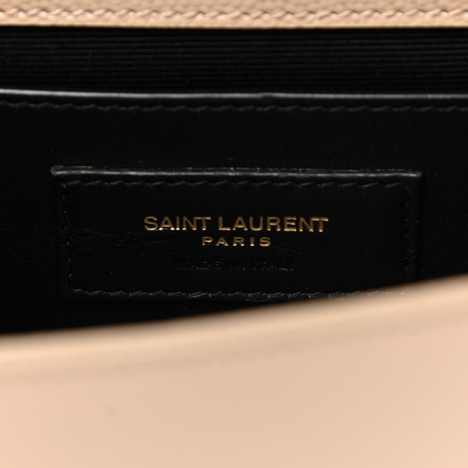 Saint Laurent Grain De Poudre Small Monogram Kate Satchel Dark Beige 7 of 12
