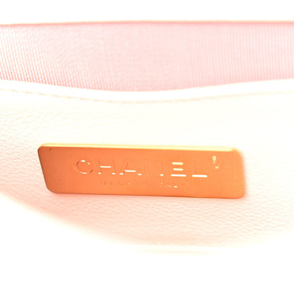 Chanel Calfskin Quilted Small Underline Flap White 6 of 12