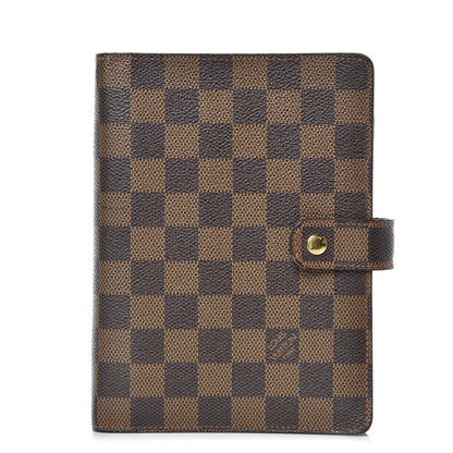 Louis Vuitton Damier Ebene Medium Ring Agenda Cover 1 of 9