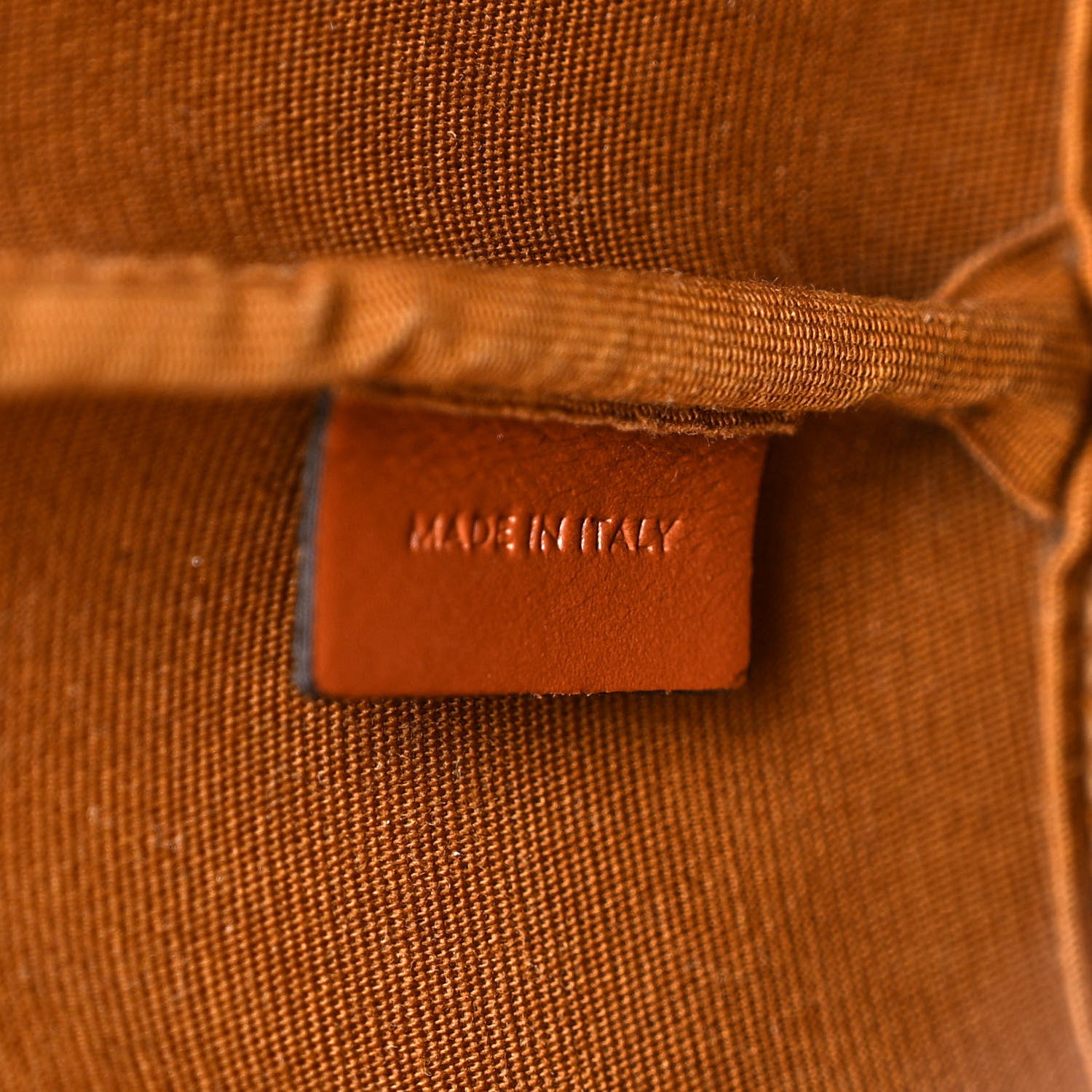 Celine Triomphe Canvas Calfskin Small Bucket Bag Tan 6 of 10