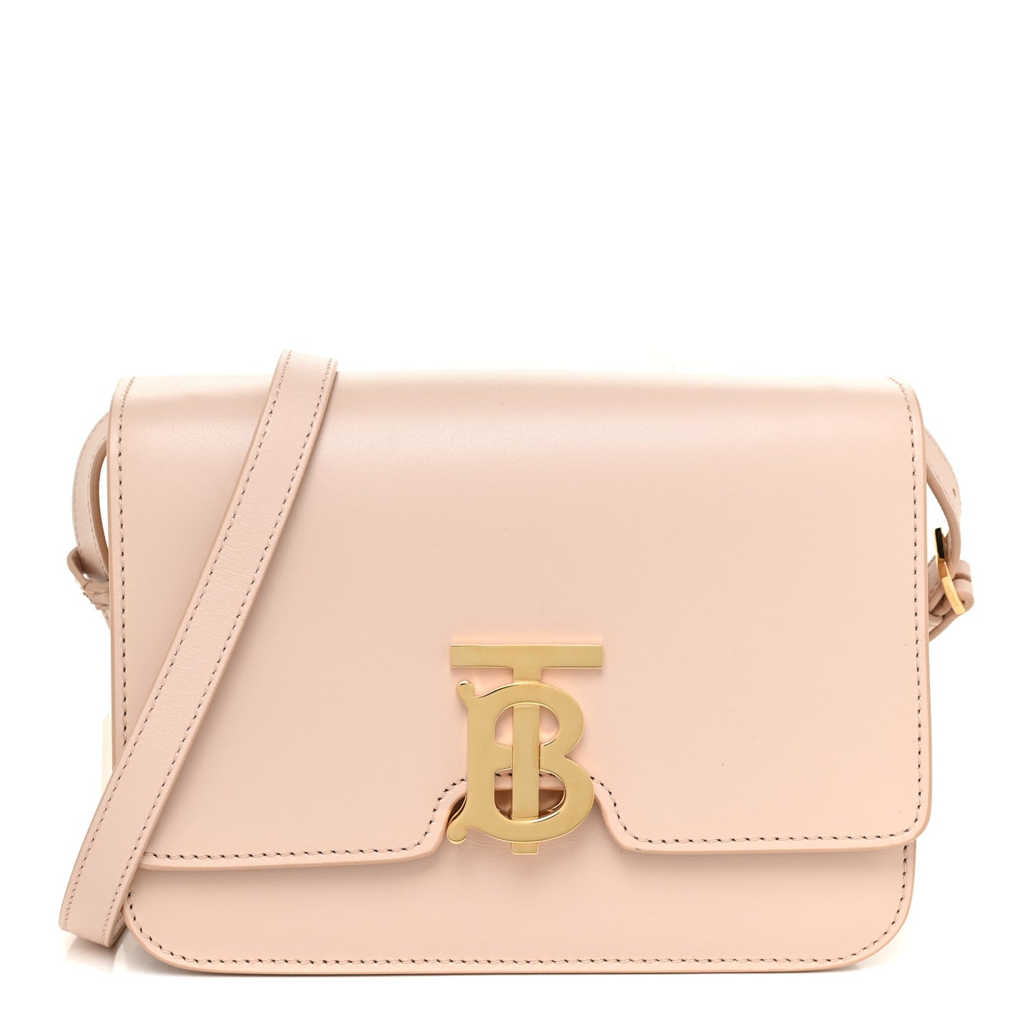 Calfskin Small TB Bag Rose Beige