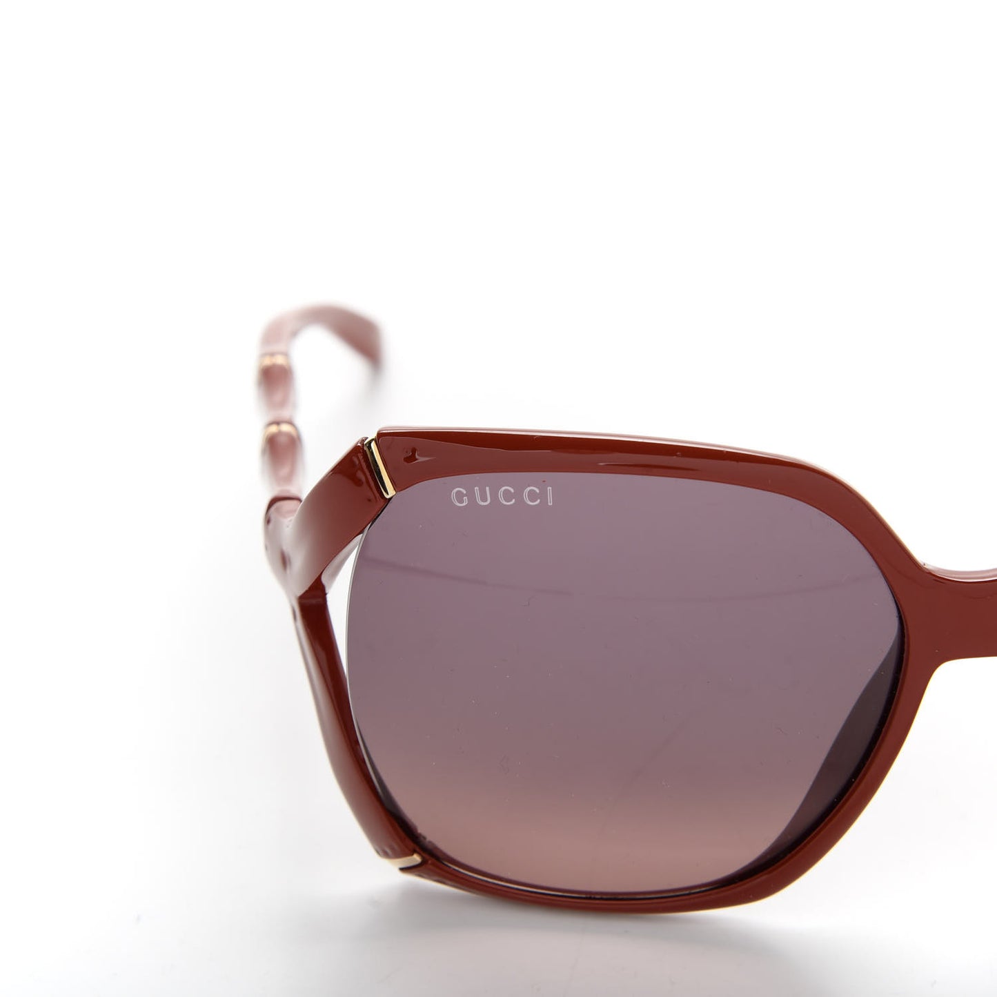 Bamboo Effect Sunglasses GG0505S Red