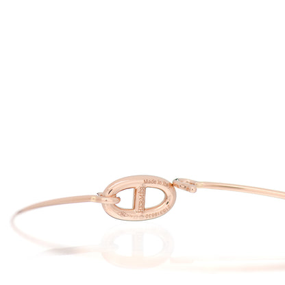 Hermes 18K Rose Gold PM Ronde Chaine d'Ancre Bracelet 3 of 4